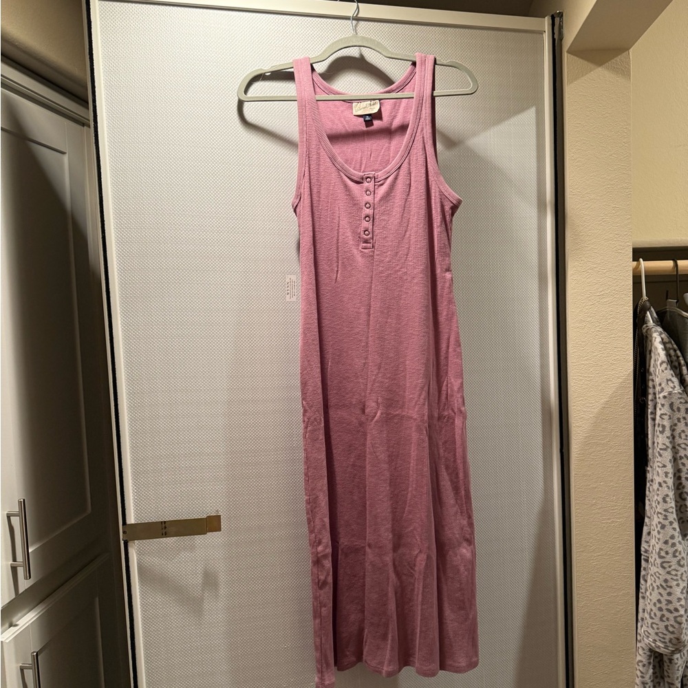 Sleeveless Pink Dress